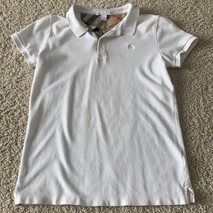 Burberry boys polo shirt